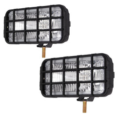 Правоъгълни прожектори H3 12V 55W със защита – 2 бр.