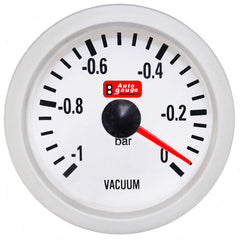 Вакуумметър бял 2" Auto Gauge