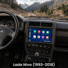 Lada Niva 1993-2018 - 9" радио с Apple CarPlay и Android Auto 