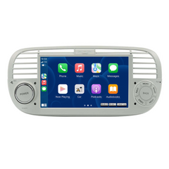 Fiat 500 07-15 - 7" Radio m. Apple CarPlay og Android Auto