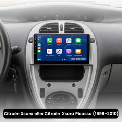 Citroën Xsara 99-10 - 9" Radio m. Apple CarPlay og Android Auto