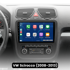 VW Scirocco 2008-2014 - 9" Radio m. Apple CarPlay og Android Auto