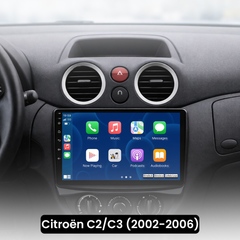 Citroën C2/C3 02-06 - 9" Radio m. Apple CarPlay og Android Auto