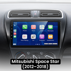 Mitsubishi Space Star 12-18 - 9" Radio m. Apple CarPlay og Android Auto