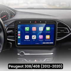 Peugeot 308/408 10-20 - 9" Radio m. Apple CarPlay og Android Auto