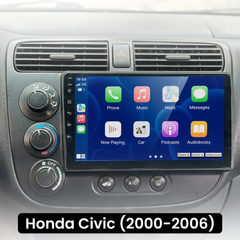 Honda Civic 2000-2006 - 9" Radio m. Apple CarPlay og Android Auto