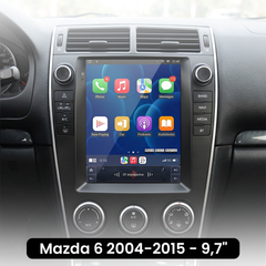 Mazda 6 2004-2015 - 9,7" радио с Apple CarPlay и Android Auto