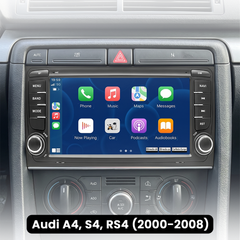 Audi A4 00-08 - 7" Radio m. Apple CarPlay og Android Auto (design 1)