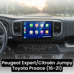 Peugeot Expert/Citroën Jumpy/Toyota Proace 16-21 - 9" Radio m. Apple CarPlay og Android Auto