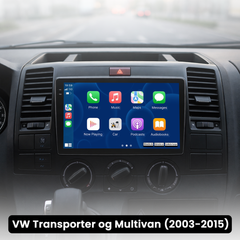 VW Transporter 2003-2015 - 9" Radio m. Apple CarPlay og Android Auto