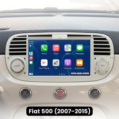 Fiat 500 07-15 - 7" Radio m. Apple CarPlay og Android Auto