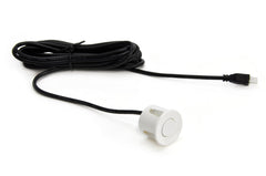 Hvid parkeringssensor med 22 mm diameter