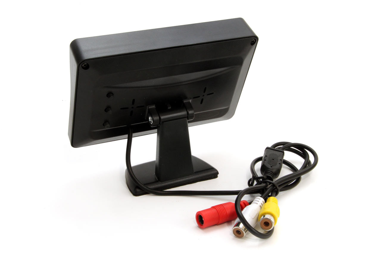 TFT-display til parkeringsassistent set fra bagsiden