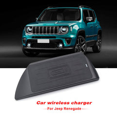 Jeep Renegade 2015-2021 безжично зарядно за телефон с 15W бързо зареждане 