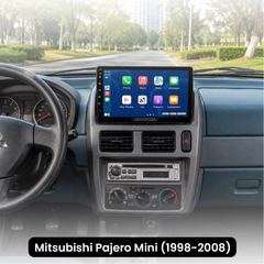 Mitsubishi Pajero Mini 1998-2008 - 9" радио с Apple CarPlay и Android Auto 