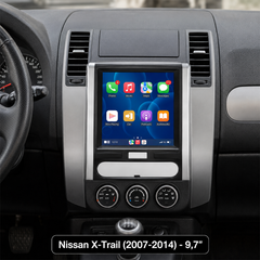 Nissan X-Trail 2007-2014 - 9,7" радио с Apple CarPlay и Android Auto 