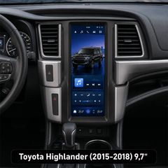 Toyota Highlander 2015-2018 – 9,7" радио с Apple CarPlay и Android Auto 