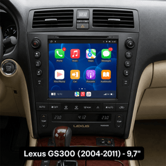 Lexus GS300 2004-2011 - 9,7" радио с Apple CarPlay и Android Auto 
