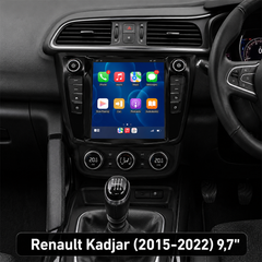 Renault Kadjar 2015-2022 - 9,7" радио с Apple CarPlay и Android Auto 