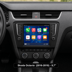 Skoda Octavia 2016-2018 - 9,7" радио с Apple CarPlay и Android Auto 