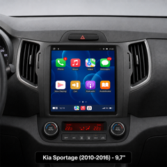 Kia Sportage 2010-2016 – 9,7" радио с Apple CarPlay и Android Auto 