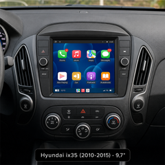 Hyundai ix35 2010-2015 - 9,7" радио с Apple CarPlay и Android Auto 
