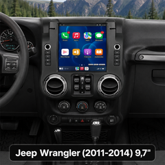 Jeep Wrangler 2011-2014 - 9,7" радио с Apple CarPlay и Android Auto 