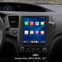 Honda Civic 2012-2015 - 9,7" радио с Apple CarPlay и Android Auto 