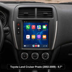 Toyota Land Cruiser Prado 2002-2009 - 9,7" радио с Apple CarPlay и Android Auto 