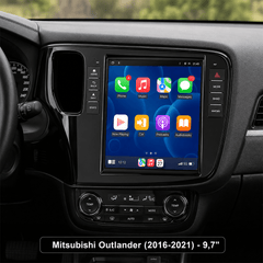 Mitsubishi Outlander 2016-2021 - 9,7" радио с Apple CarPlay и Android Auto 