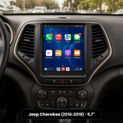 Jeep Cherokee 2016-2018 - 9,7" радио с Apple CarPlay и Android Auto 
