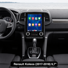 Renault Koleos 2017-2018 – 9,7" радио с Apple CarPlay и Android Auto 