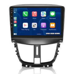 Peugeot 207 06-15 - 9" Radio m. Apple CarPlay og Android Auto