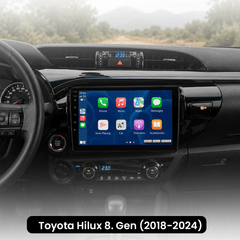 Toyota Hilux 8. Generation 2018-2024 - 10,1" радио с Apple CarPlay и Android Auto 