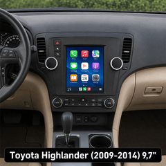 Toyota Highlander 2009-2014 - 9,7" радио с Apple CarPlay и Android Auto 