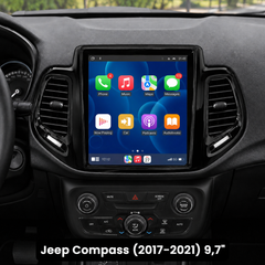 Jeep Compass 2017-2021 – 9,7" радио с Apple CarPlay и Android Auto 