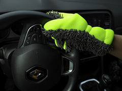 Микрофибърна ръкавица за измиване с мрежа от CARMOTION