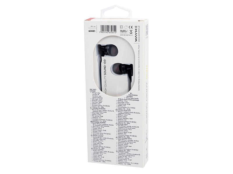 USB-C слушалки с in-ear дизайн от WAYME