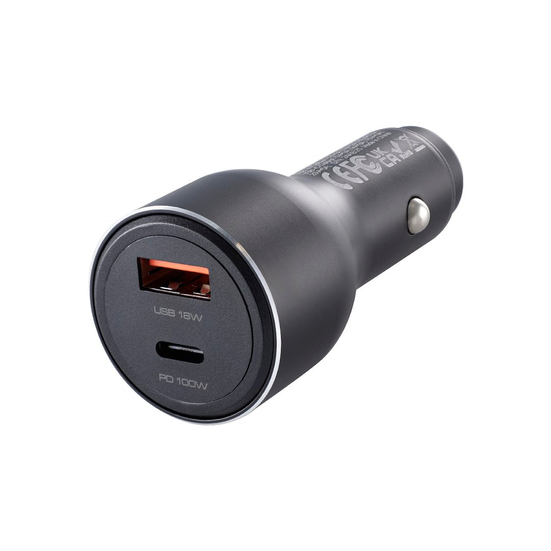 Автомобилно зарядно WAYME 12/24V с USB-C PD 100W и USB-A QC 18W