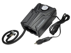 12V въздушен компресор с щепсел за запалка и аналогов манометър