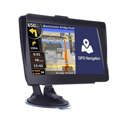 7" Touchscreen GPS Navigation – Universel med detaljeret kortvisning og navigation. Perfekt til bil og erhvervskøretøjer.