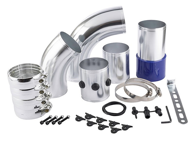 Cold air intake система с включени тръбни елементи и аксесоари