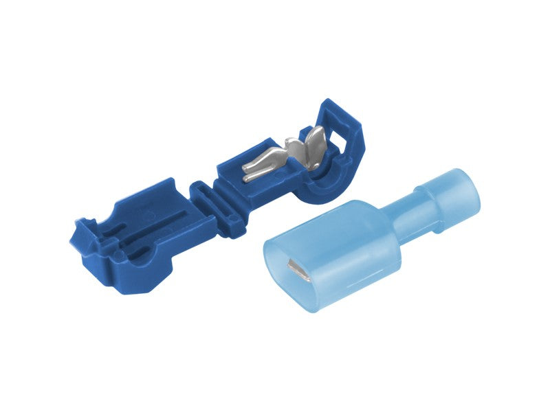 Сини T-образни бързи конектори за кабели 2,5–4,0 mm², 5 бр.