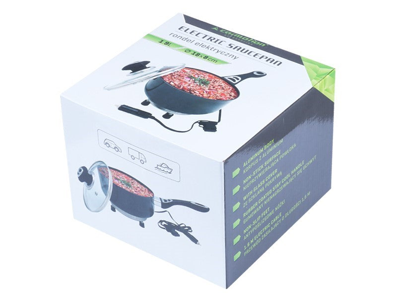 Електрическа тенджера 12V с 160 см кабел и капак