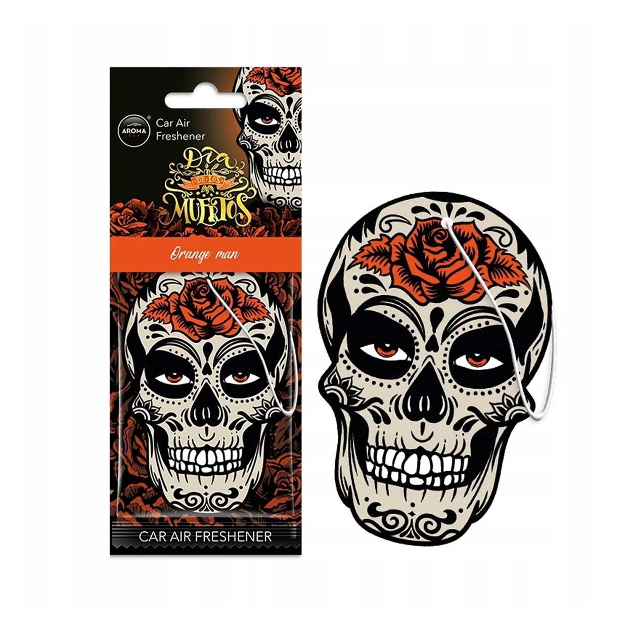MUERTOS Skull-bilduft med Orange Man Island Driftwood-duft