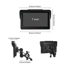 7” екран за мотор с CarPlay, Android Auto, AirPlay и TPMS 