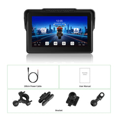 7” екран за мотор с CarPlay, Android Auto, AirPlay и TPMS 