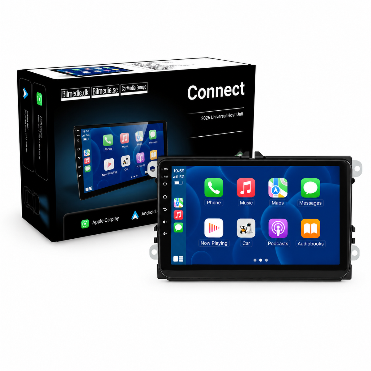 VW, Skoda & Seat 2006-2015 – 9” автомобилно радио с безжичен Apple CarPlay и Android Auto 