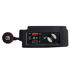 Honda Accord 8. Generation 2008-2013 USB-C Hurtigoplader og 12V Splitter til Cigarettænder