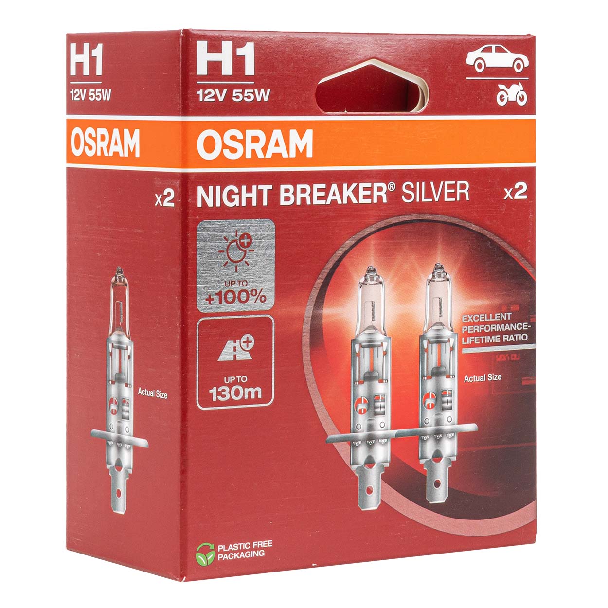 Osram H1 NIGHT BREAKER SILVER халогенна крушка 12 V 55 W